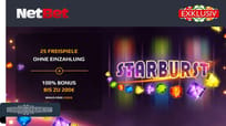 Exklusiver Bonus und Freispiele bei NetBet - nur bei uns mit diesen Codes