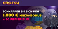 Auch Ninjas können glücksspielfreudig sein!