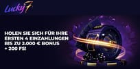 Tolles Willkommensangebot: 2.000 € Bonus + 200 Freispiele