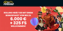 Überragendes Willkommenspaket: 6.000 € Bonus + 325 FS