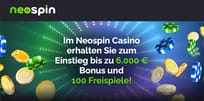 Perfekter Willkommensbonus: 6.000 € Bonus + 100 FS