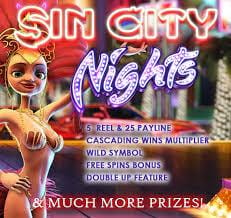 Sin city nights spielautomat betsoft