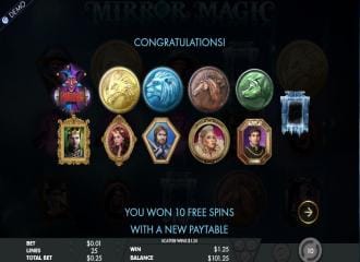 Mirror magic genesis gaming