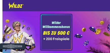 Wildz Casino Bonus