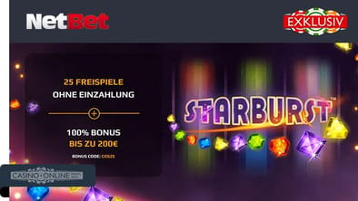 NetBet exklusiv Bonus