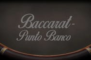 Baccarat punto banco